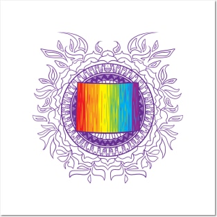 Colorado Mandala Pride Posters and Art